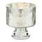 7" Clear Glass Contemporary Candle Holder